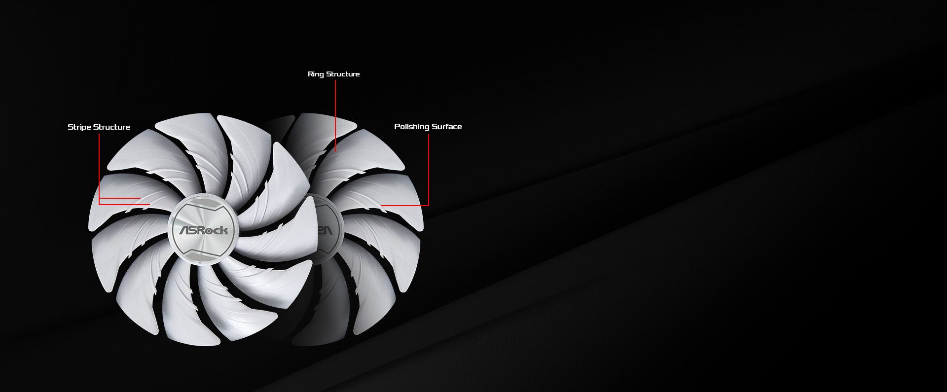 VGA Striped Axial Fan